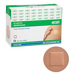 Adhesive Plastic- Rounds, 2.2cm- 50 / Box