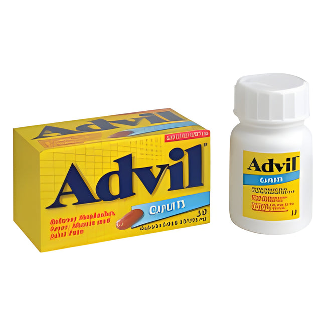Advil, Ibuprofen Caplets, 200 mg, 200 gm