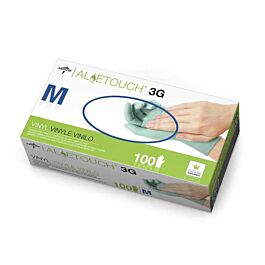Aloetouch Synthetic Exam Gloves, PF, X Large- 100/Box