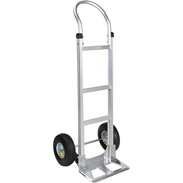 Aluminum Hand Truck, Pneumatic Wheels, Continuous Handle- 1 Ea