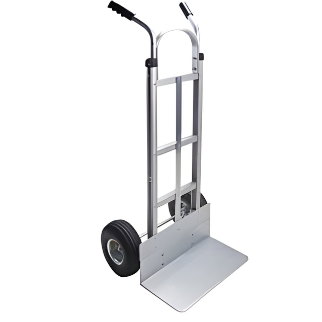 Aluminum Hand Truck, Pneumatic Wheels, Dual Handle- 1 Ea