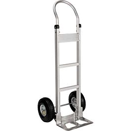 Aluminum Hand Truck, Pneumatic Wheels, Loop Handle- 1 Ea