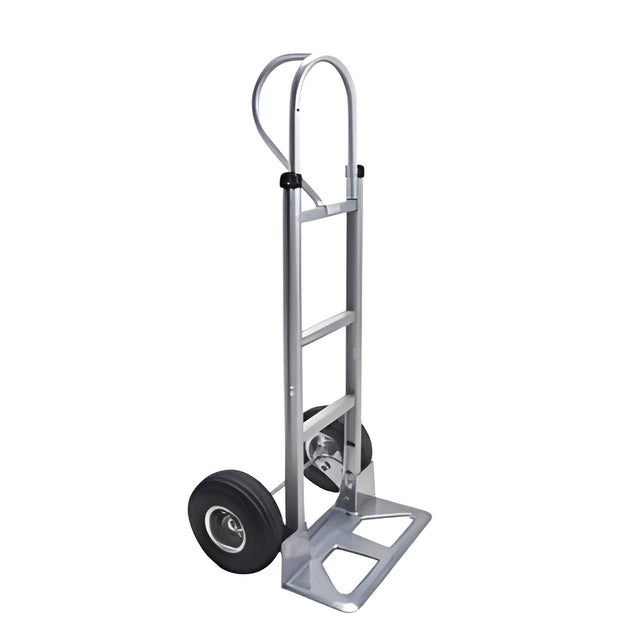 Aluminum Hand Truck, Pneumatic Wheels, P-Handle- 1 Ea