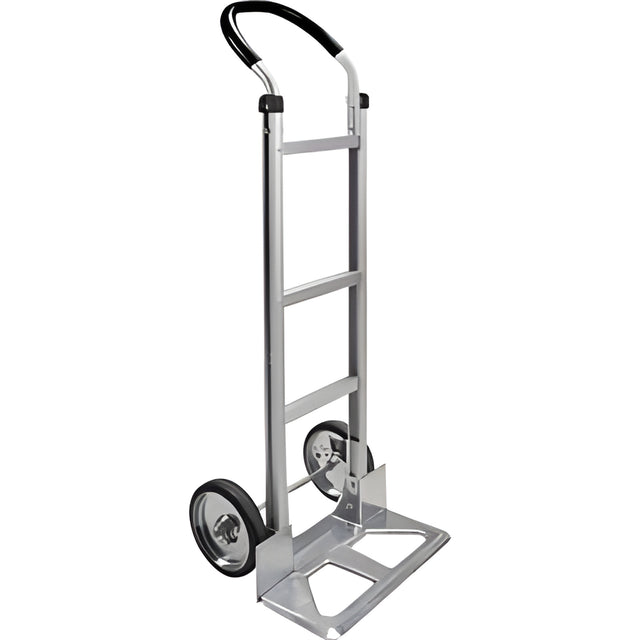 Aluminum Hand Truck, Rubber Wheels, Loop Handle- 1 Ea