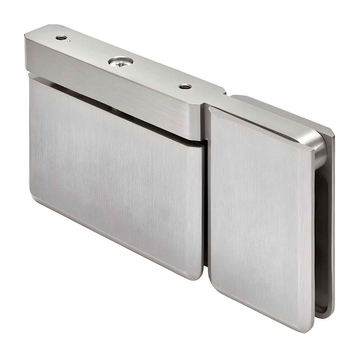 CRL Brushed Nickel Top or Bottom Mount Senior Prima Pivot Hinge with Attached U-Clamp