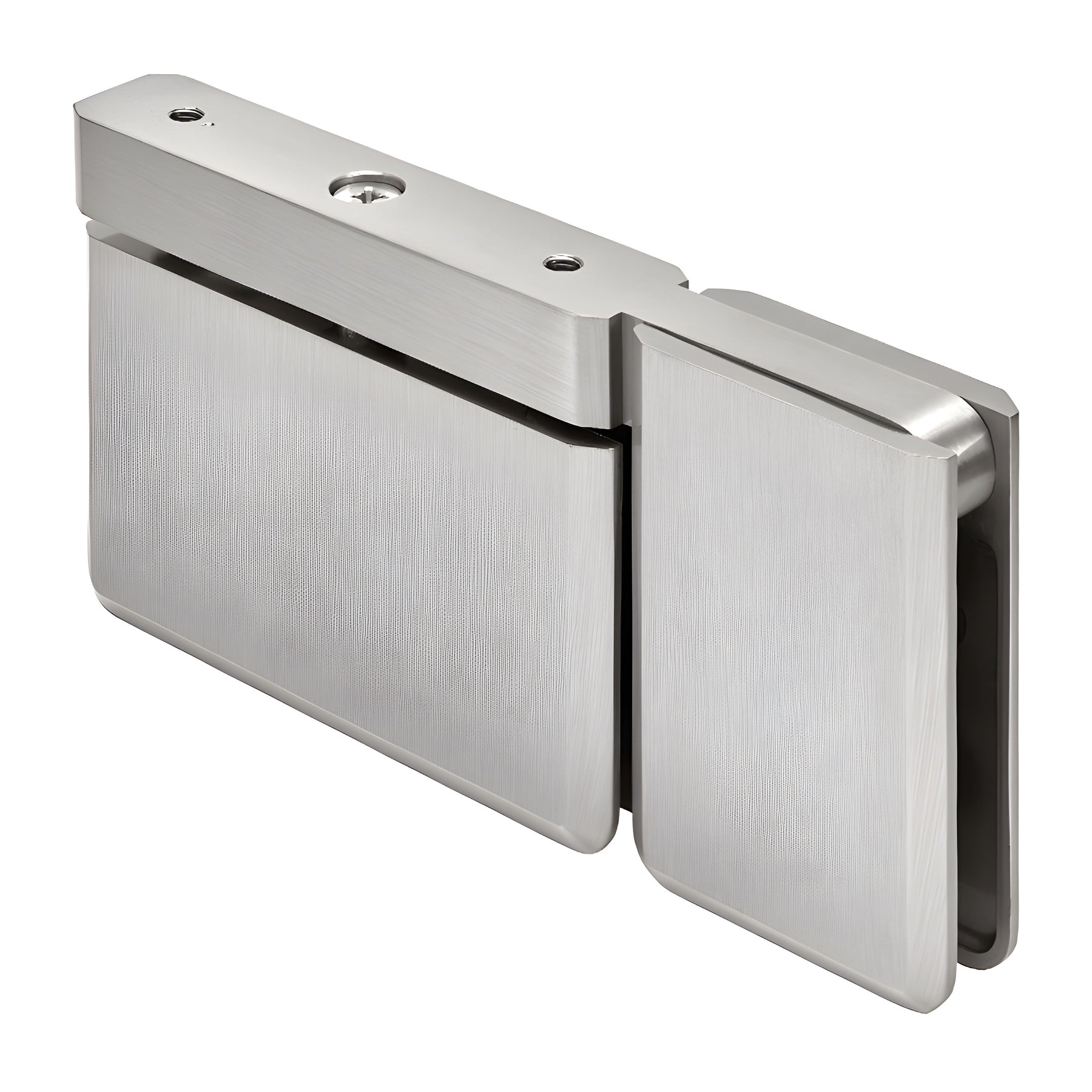 CRL Brushed Nickel Top or Bottom Mount Senior Prima Pivot Hinge with Attached U-Clamp