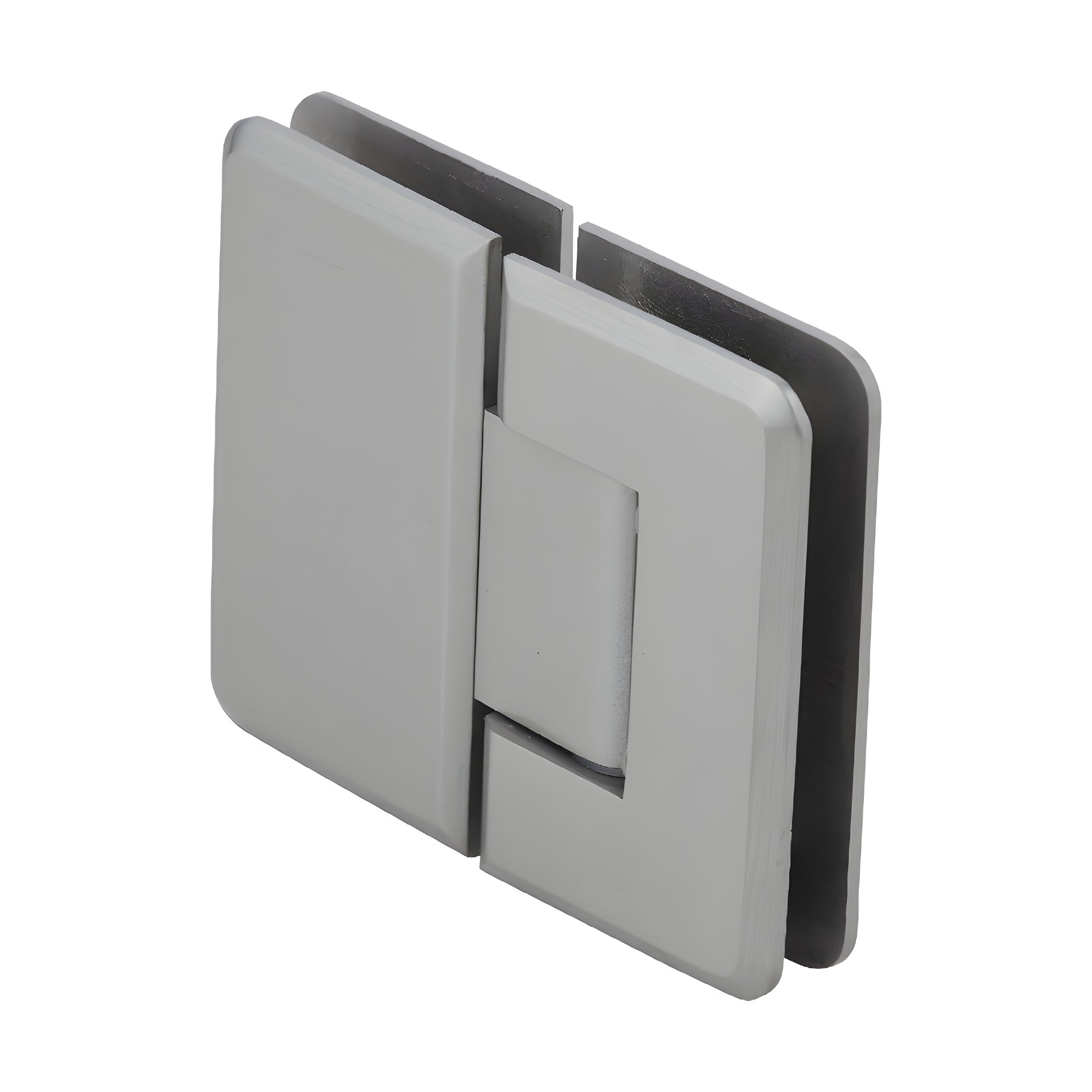 CRL Brushed Nickel Pinnacle 580 Series 5 Degree Glass-To-Glass Hinge