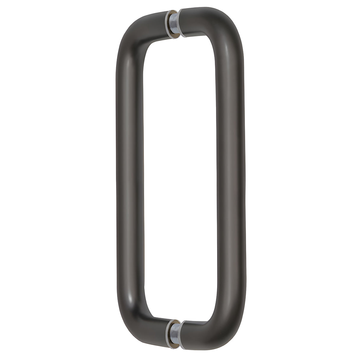 CRL Oil Rubbed Bronze 8" Back-to-Back Solid 3/4" Diameter Pull Handles Without Metal Washers