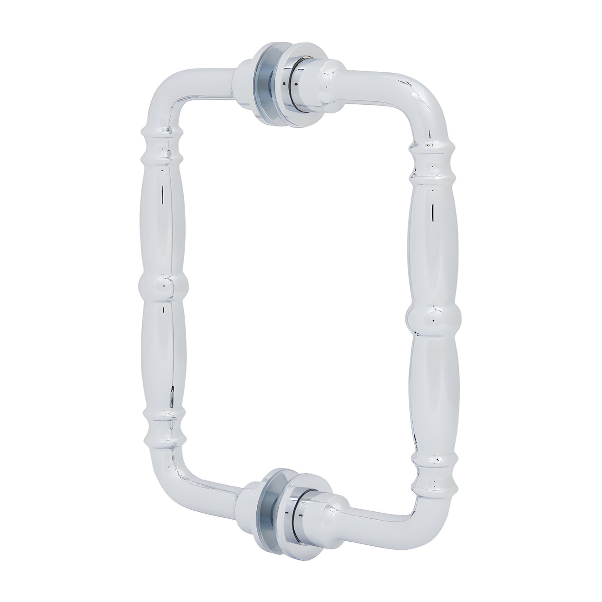 CRL Polished Chrome 6" Victorian Style Back-to-Back Pull Handle