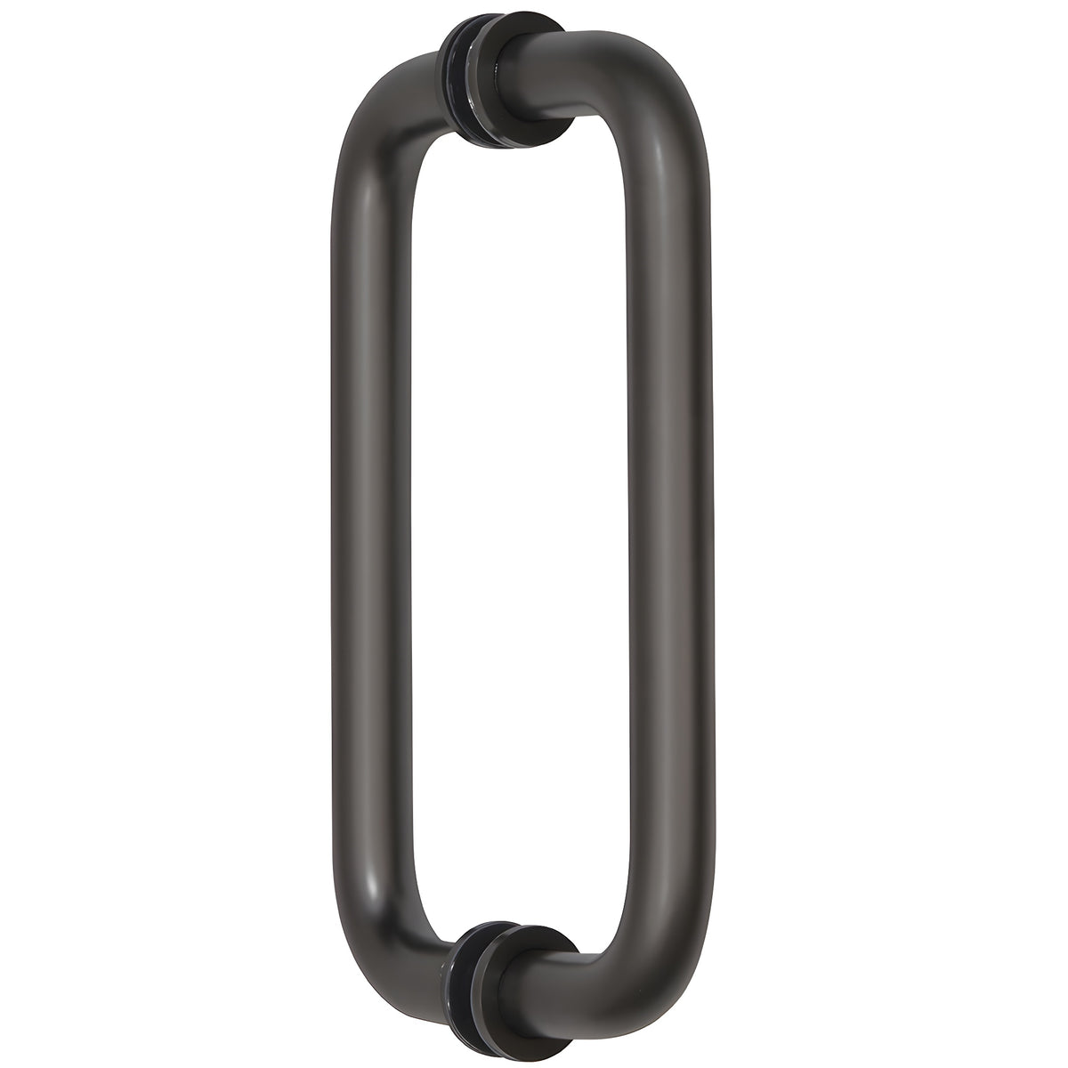 CRL Oil Rubbed Bronze 8" BM Series Tubular Back-to-Back Pull Handle