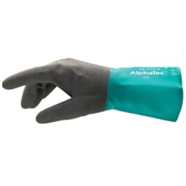 Ansell AlphaTec 58-535B Gloves, Nitrile, Acrylic Inner Lining, 13-mil, Size Small (07)- 1 Pair