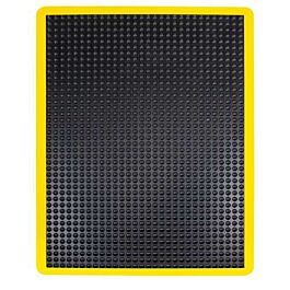 Anti-Fatigue Dome Mats, Middle Piece, 3' x 4', Black- 1 Each