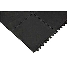 Anti-Fatigue Link Mats, 3' x 3', Black- 1 Each