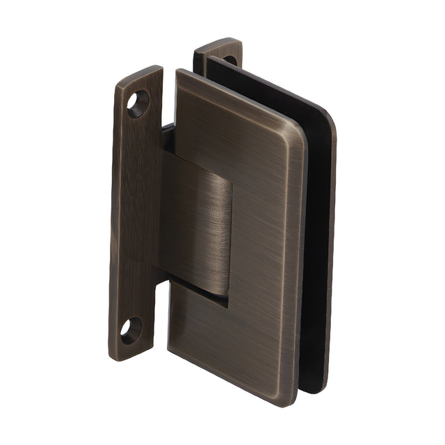CRL Antique Brass Cologne 037 Series Wall Mount 'H' Back Plate Hinge