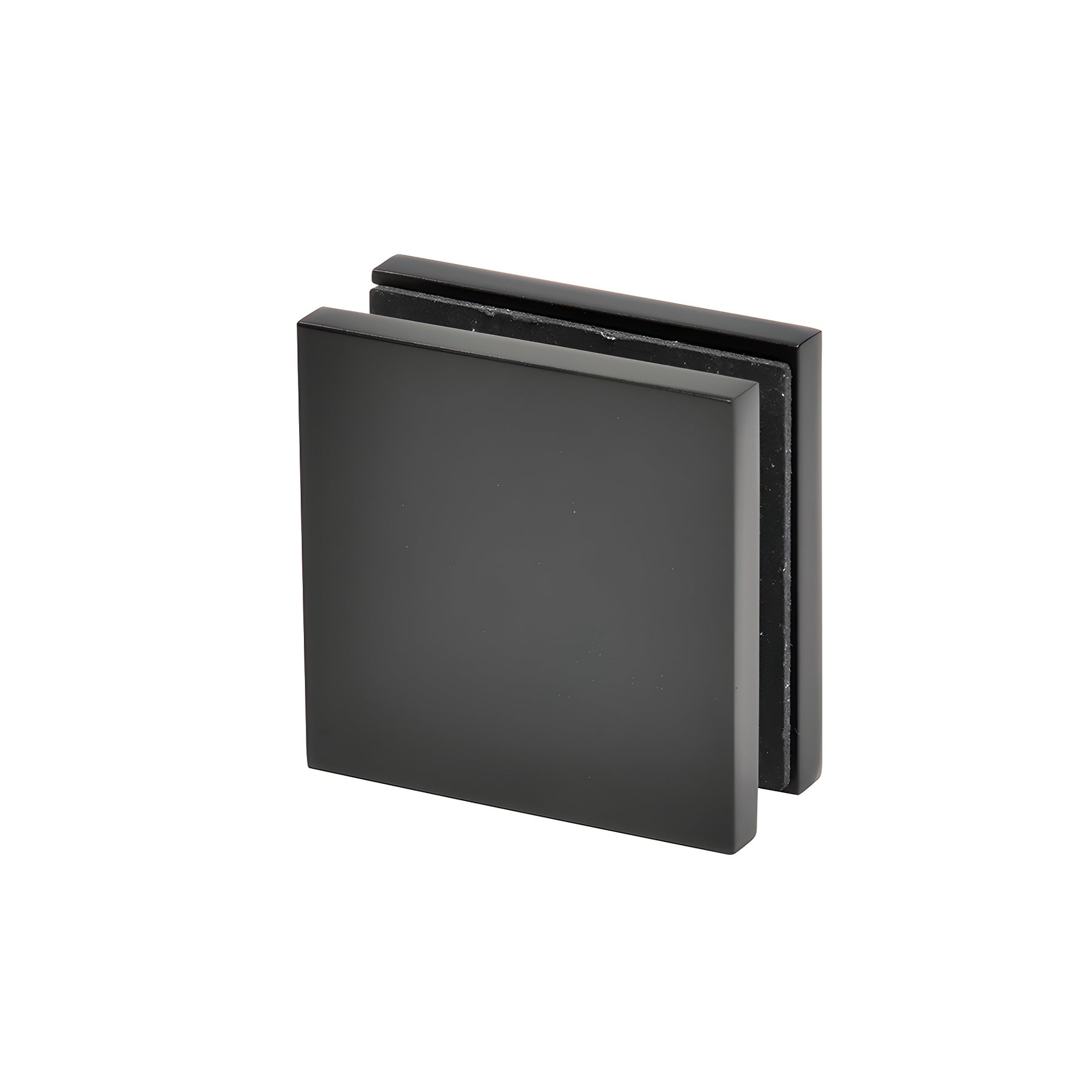 CRL Shower Glass to Glass Clamp Matte Black Zero Clamp