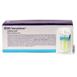 BD Safety-Lok Winged Blood Collection Set with Luer Adaptor- 50 / Box