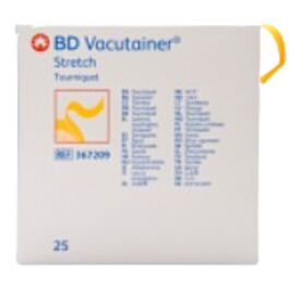 BD Vacutainer Orange Stretch Latex Free Tourniquet- 25 / Each