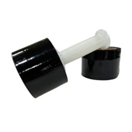 Banding Film, 80 Guage, 3" x 1000', Black- 18 Rolls / Case