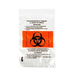 Biohazard Red Bag, 15 x 22.5cm- 100 / Box