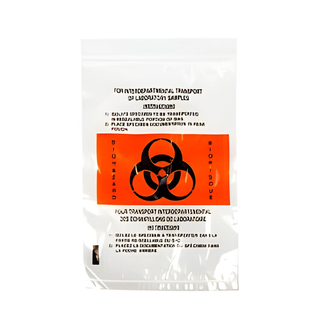 Biohazard Red Bag, 15 x 22.5 cm – 100/Box