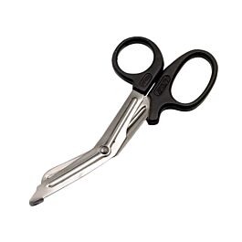 Black Handle Universal Scissors (Paramedic Style), 18cm (7.25")- 1 Ea