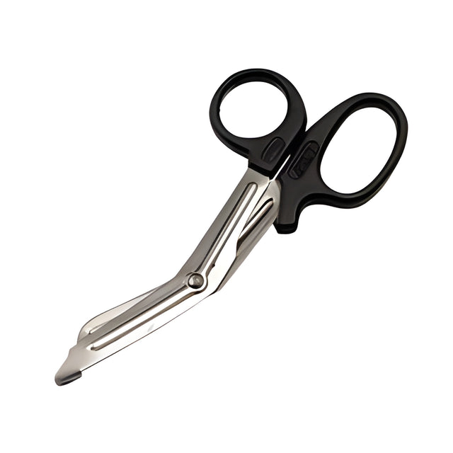 Black Handle Universal Scissors (Paramedic Style), 18cm (7.25")- 1 Ea