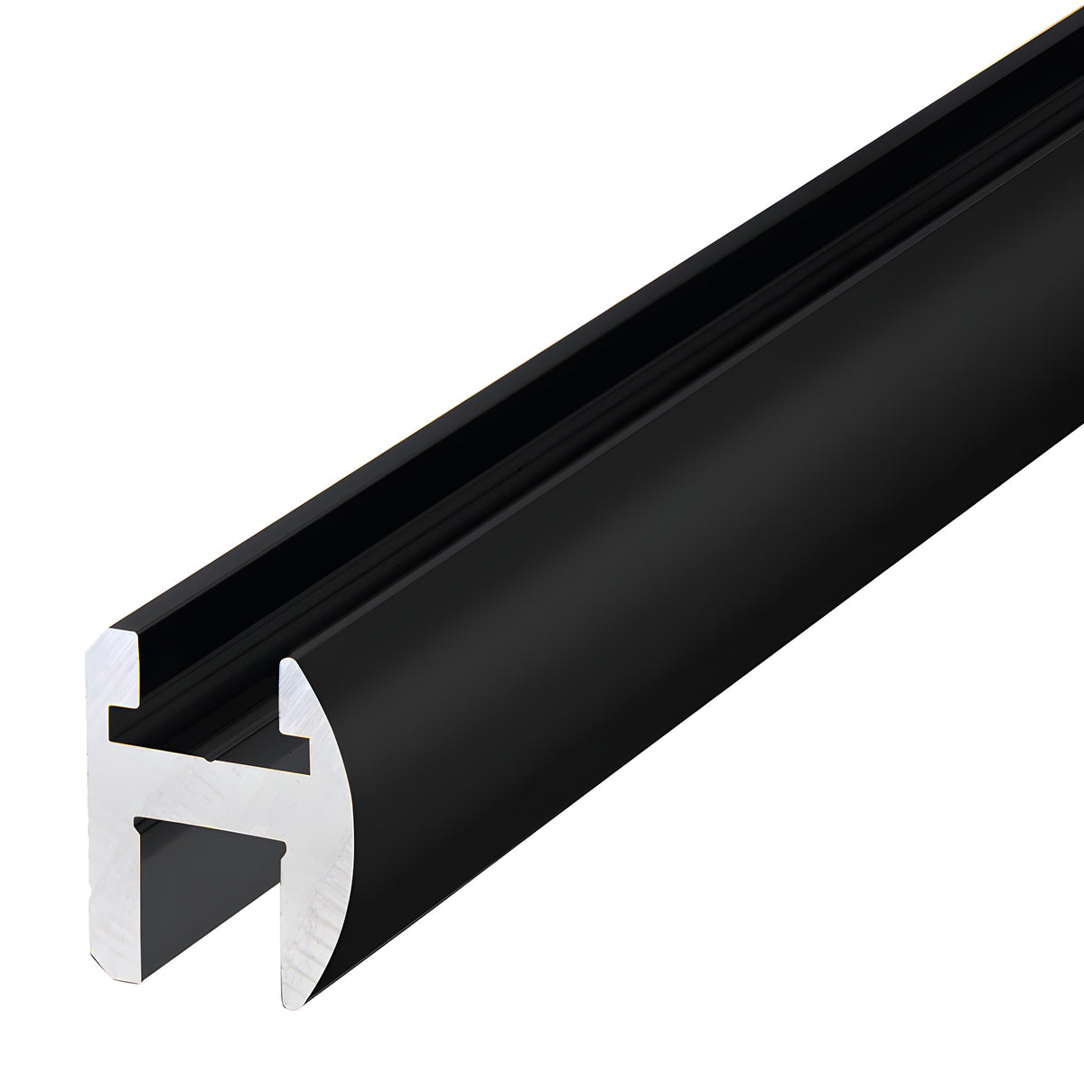 CRL Black Deluxe Shower Door Header Kit - 95"