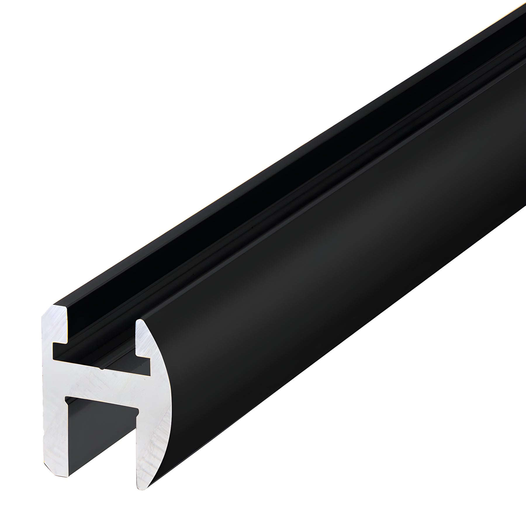 CRL Black Deluxe Shower Door Header Kit - 95"