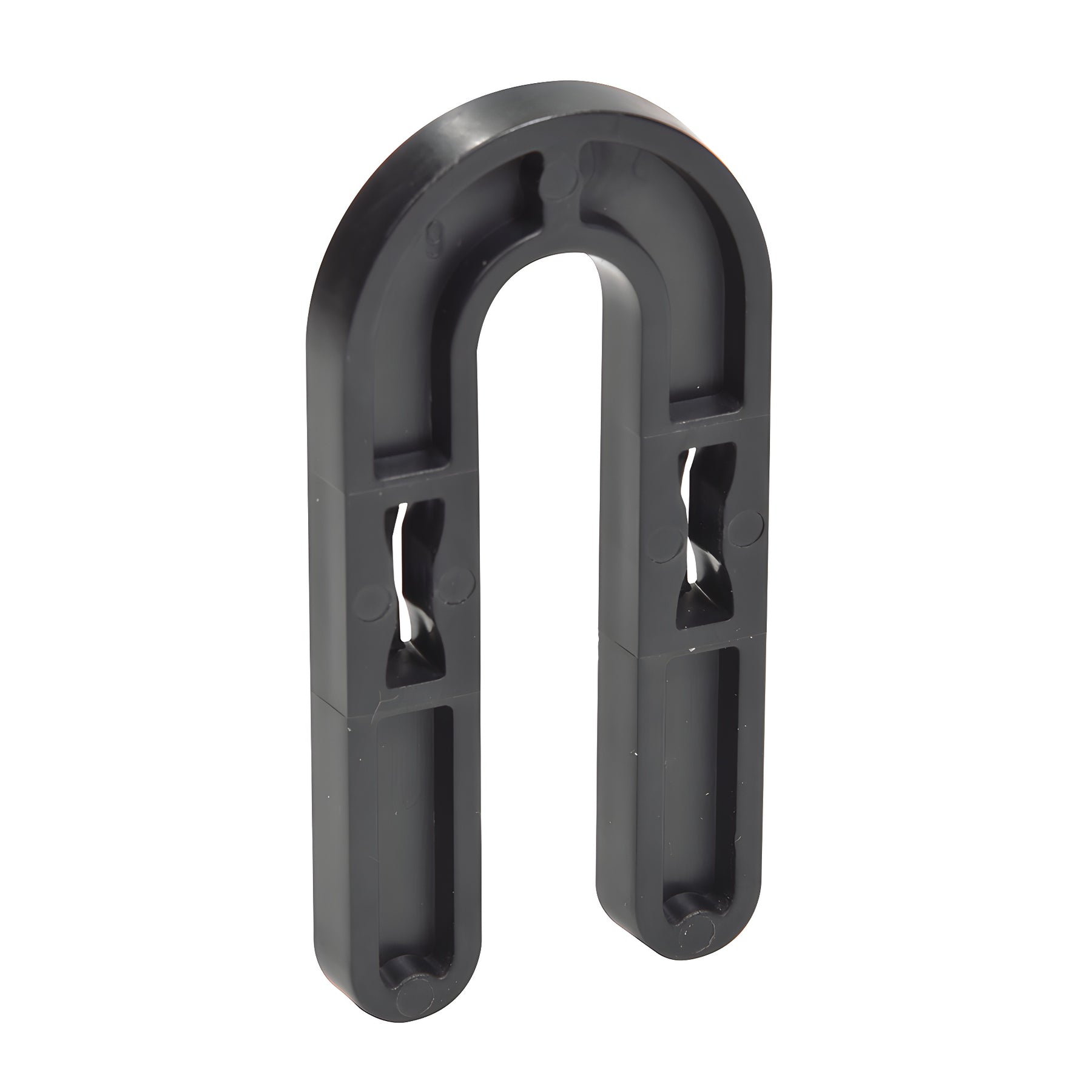 CRL Black 1/4" x 3" Plastic Interlocking Horseshoe Shims