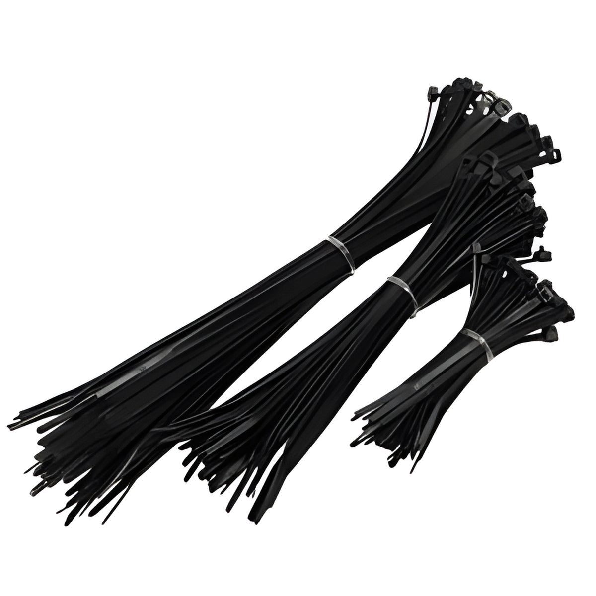 Cable Ties, 4", 18 Lbs Tensile Strength, Black - 100 / Bag