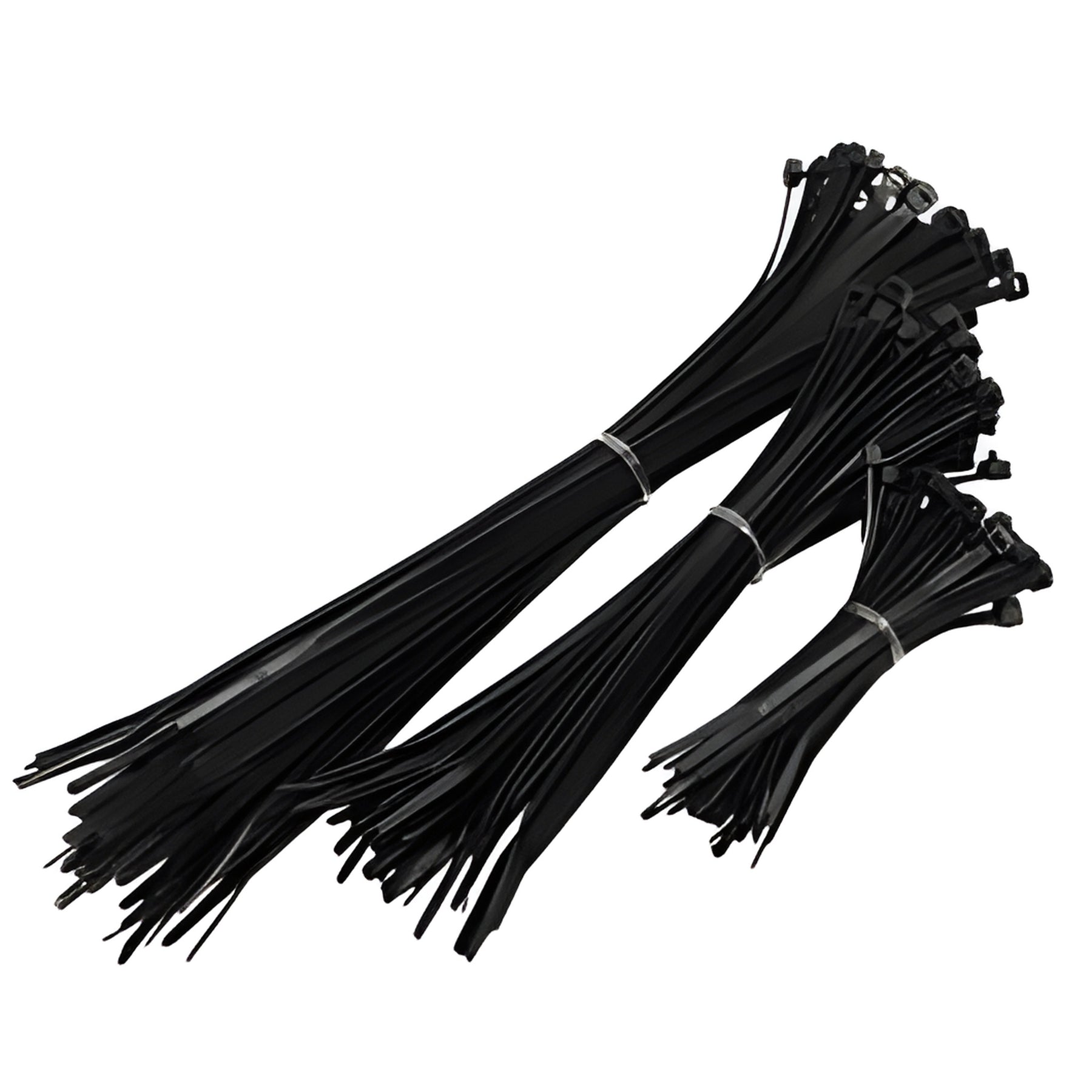 Cable Ties, 4", 18 Lbs Tensile Strength, Black - 100 / Bag