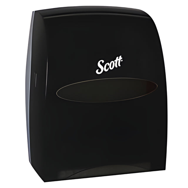 KC Scott Essential Hard Roll Towel Dispenser, Black