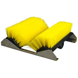 Boot & Shoe Brush with Mounting Bracket, Yellow - 1 Ea