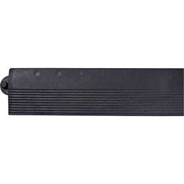 Border Ramp for Mat, Female Connector, Black- 1 Each