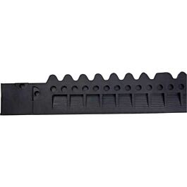 Border Ramp for Mat, Male Connector, Black- 1 Each