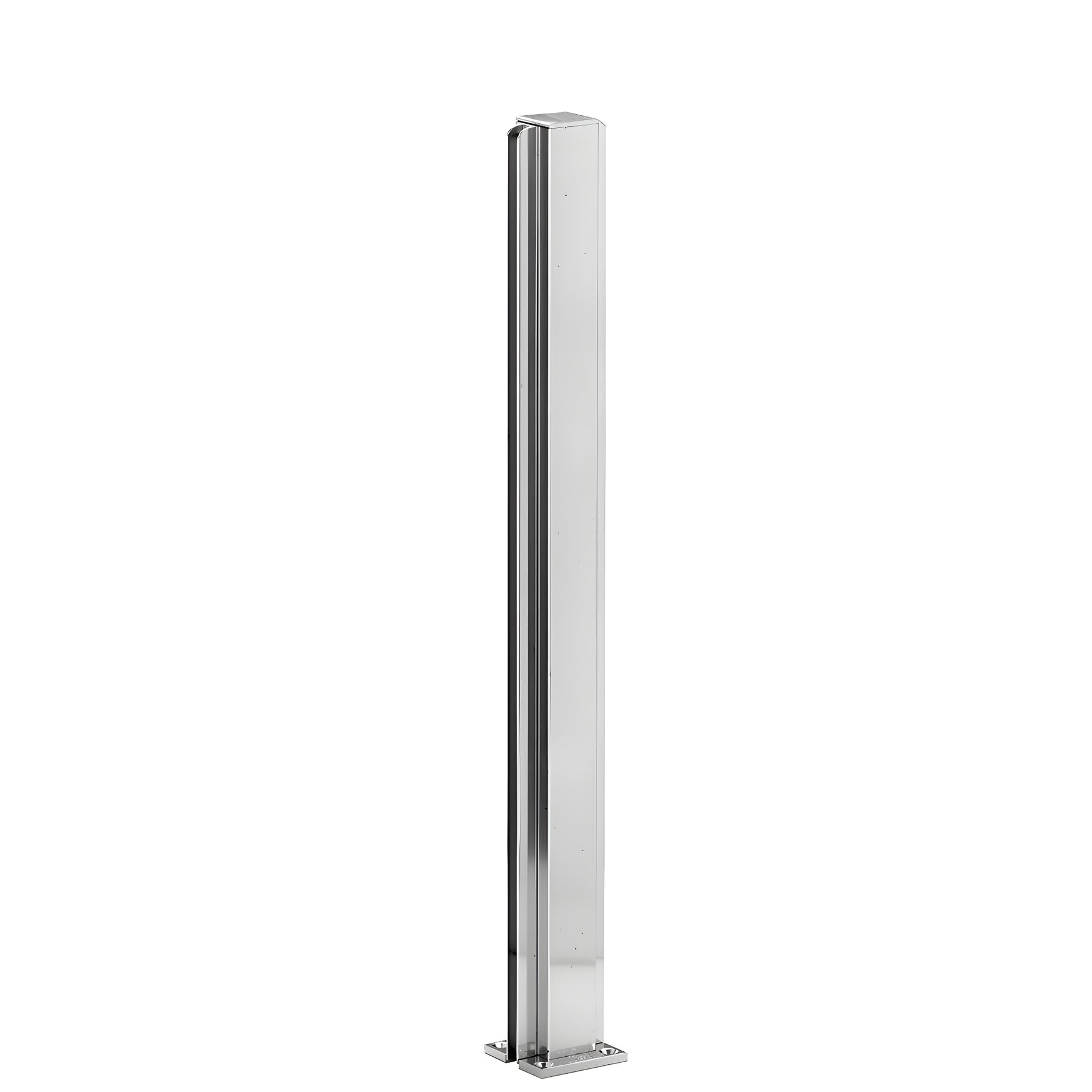 CRL Brite Anodized 24" Center Design Series Partition Post