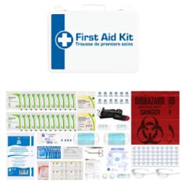 British Columbia, Basic First Aid Kits (WorkSafeBC Z1220), Metal Box- 1 Each