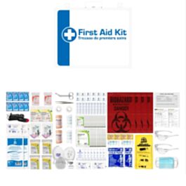British Columbia, Intermediate First Aid Kits (WorkSafeBC Z1220), Metal Box- 1 Each