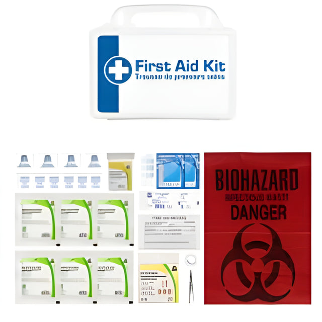 British Columbia, Personal First Aid Kits (WorkSafeBC Z1220), Plastic Box