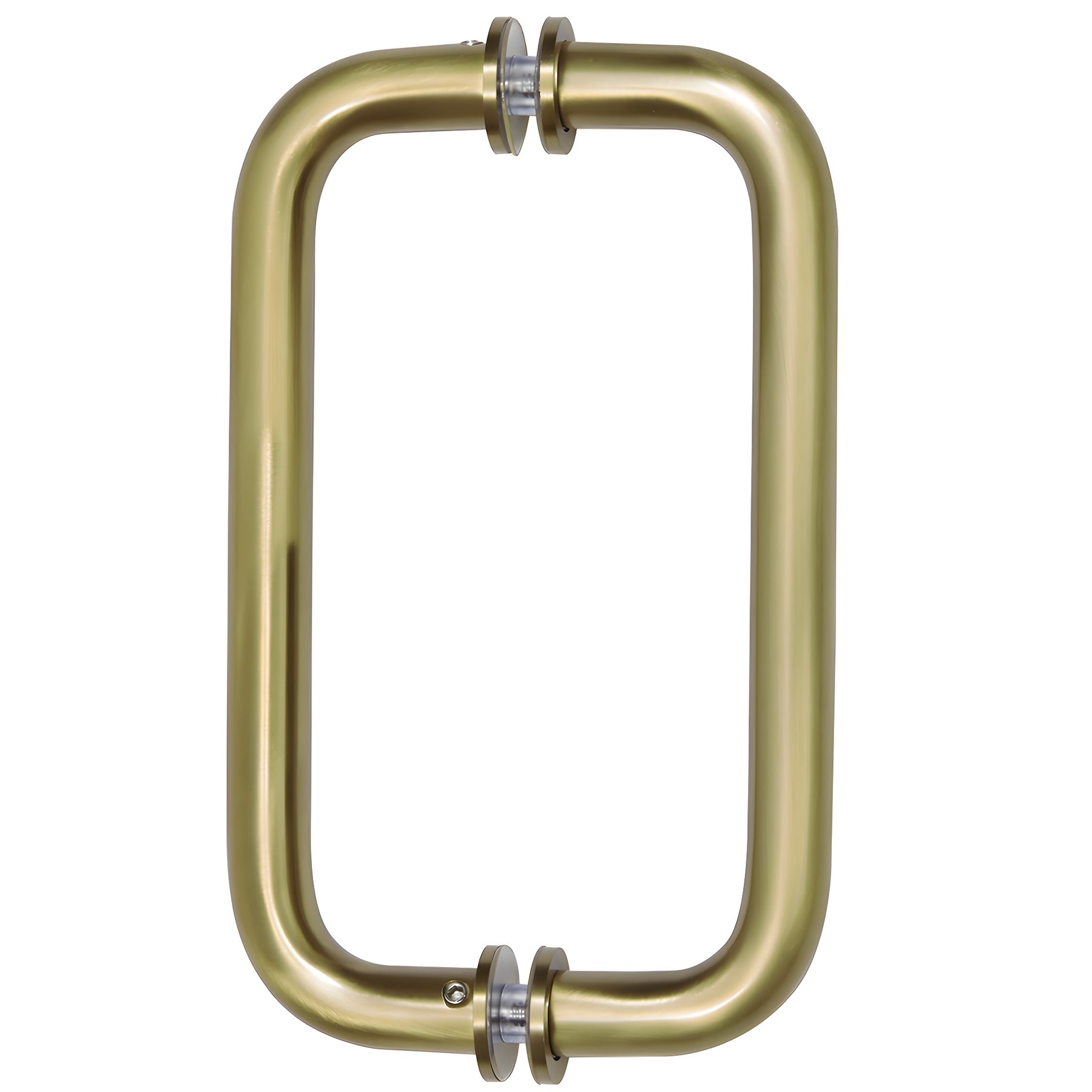 CRL Brushed Bronze 8" BM Series Tubular Back-to-Back Pull Handle
