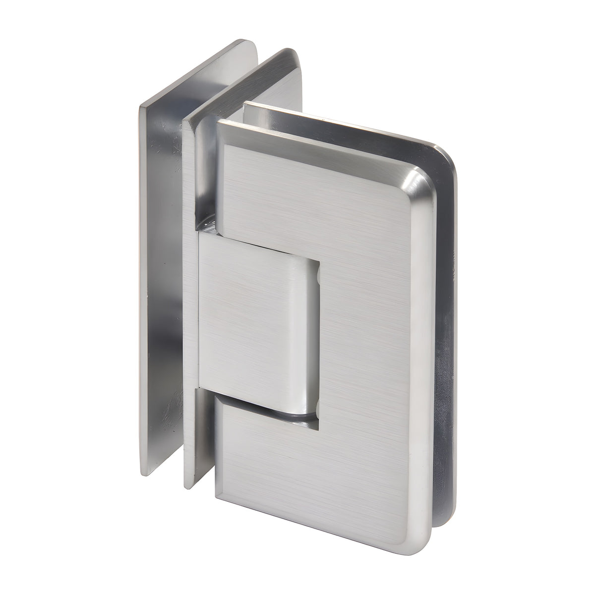 CRL Brushed Chrome Cologne 092 Series 90º Glass-to-Glass Hinge