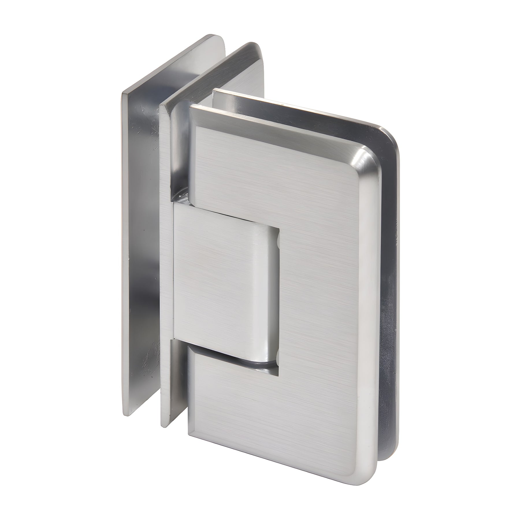 CRL Brushed Chrome Cologne 092 Series 90º Glass-to-Glass Hinge