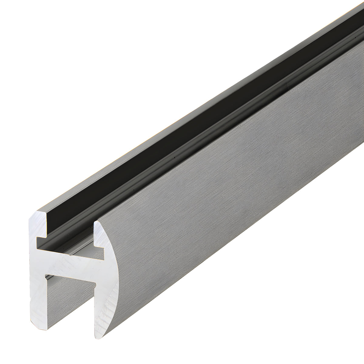 CRL Brushed Nickel Deluxe Shower Door Header Kit - 95"