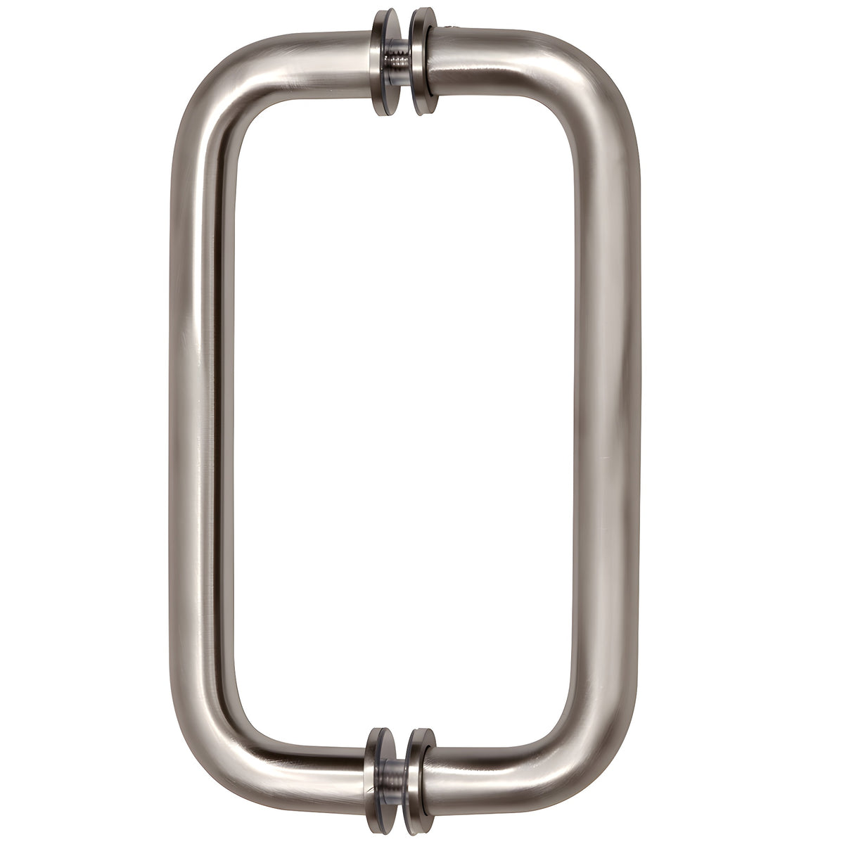 CRL Brushed Nickel 8" BM Series Tubular Back-to-Back Pull Handle