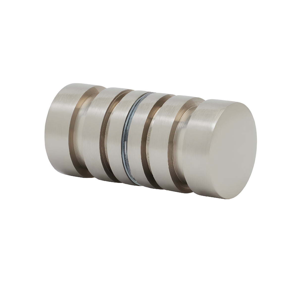 CRL Brushed Nickel Contemporary Style Back-to-Back Shower Door Knobs