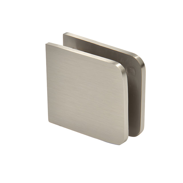 CRL Brushed Nickel Oversized Fixed Panel U-Clamp