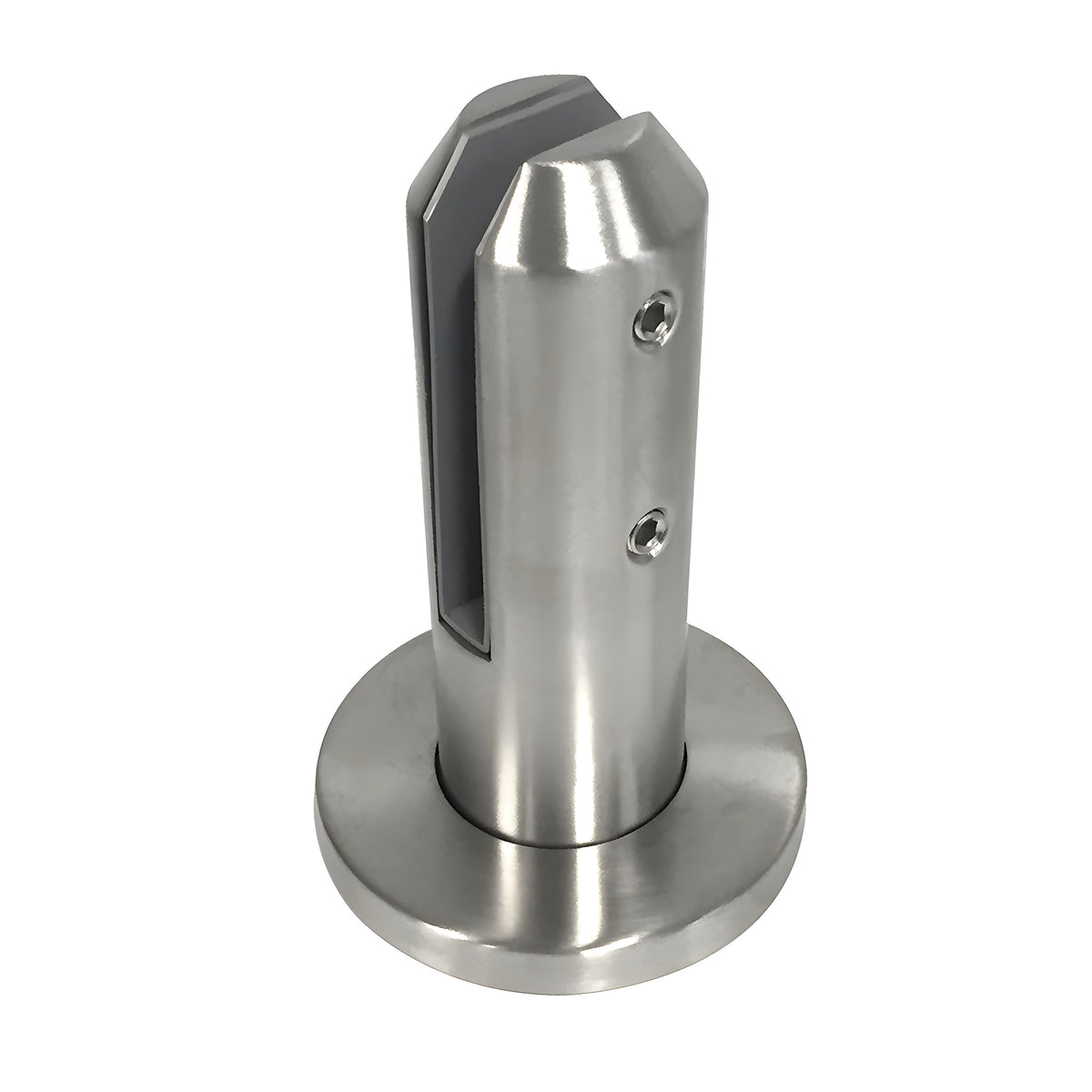 CRL Brushed Stainless Steel 2205 Round Surface Mount Friction Fit Spigot