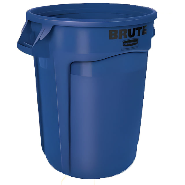 Brute Garbage Container, 44 Gal, Blue- 1 Ea