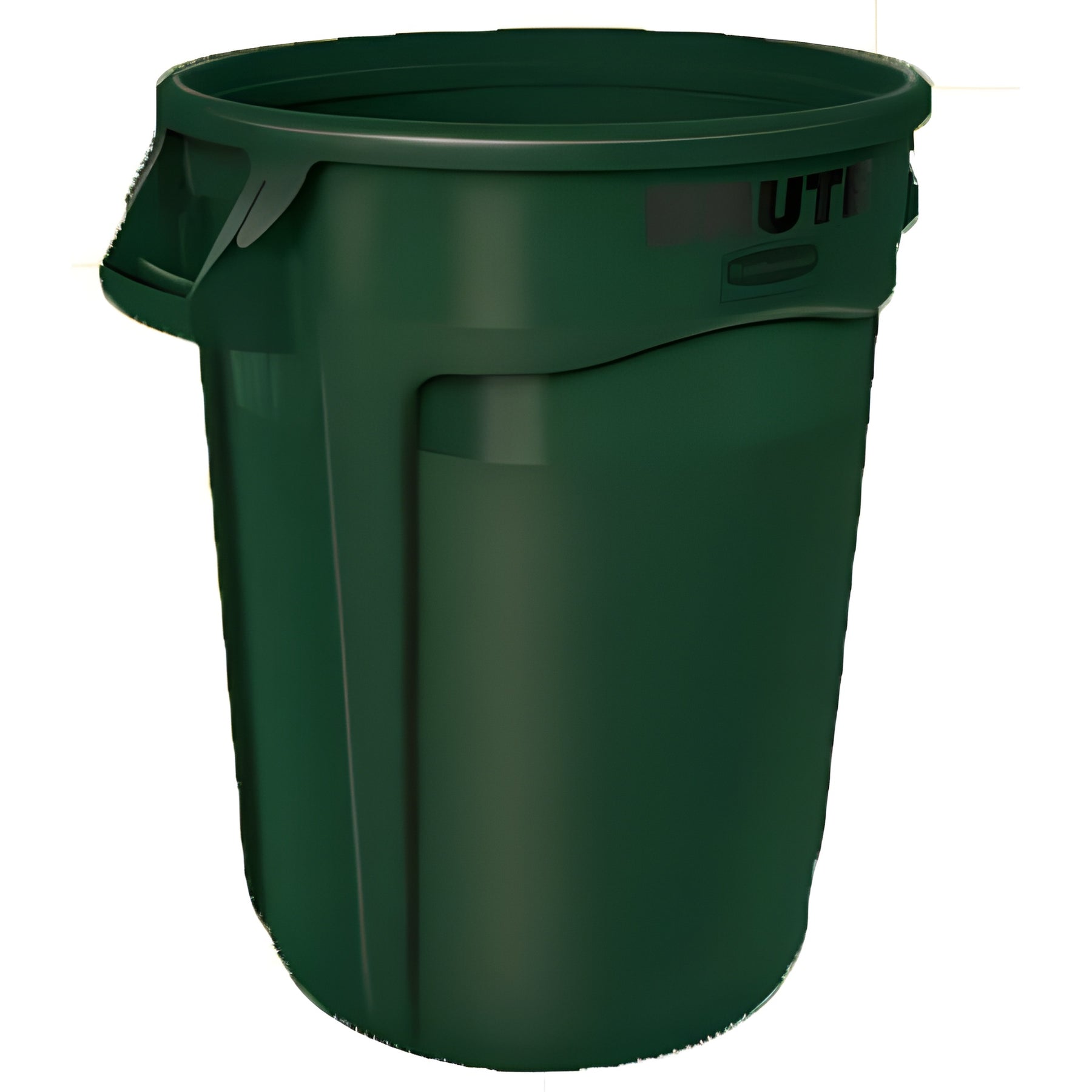 Brute Garbage Container, 44 Gal, Green- 1 Ea
