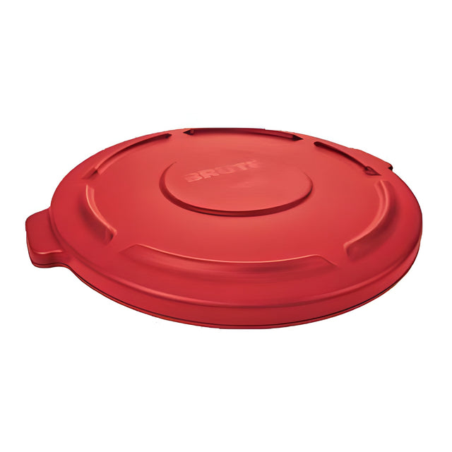 Brute Garbage Container Lid,44 Gal, Red- 1 Ea